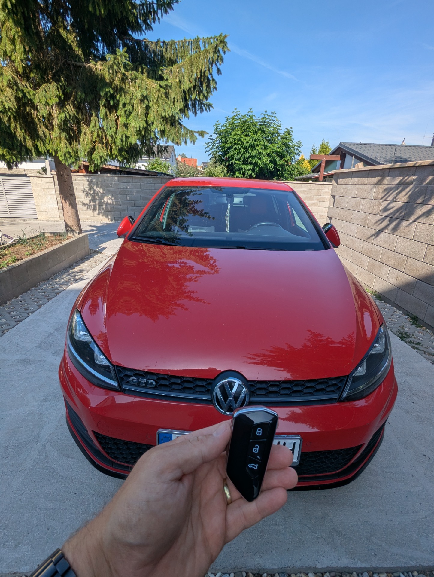 Nový keyless kľúč Volkswagen Golf 7