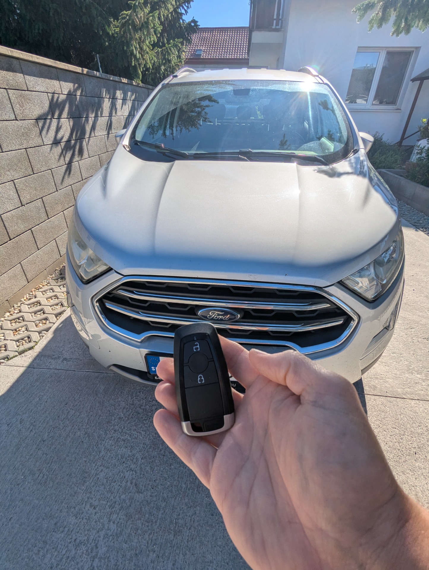 Nový keyless kľúč Ford EcoSport 2018