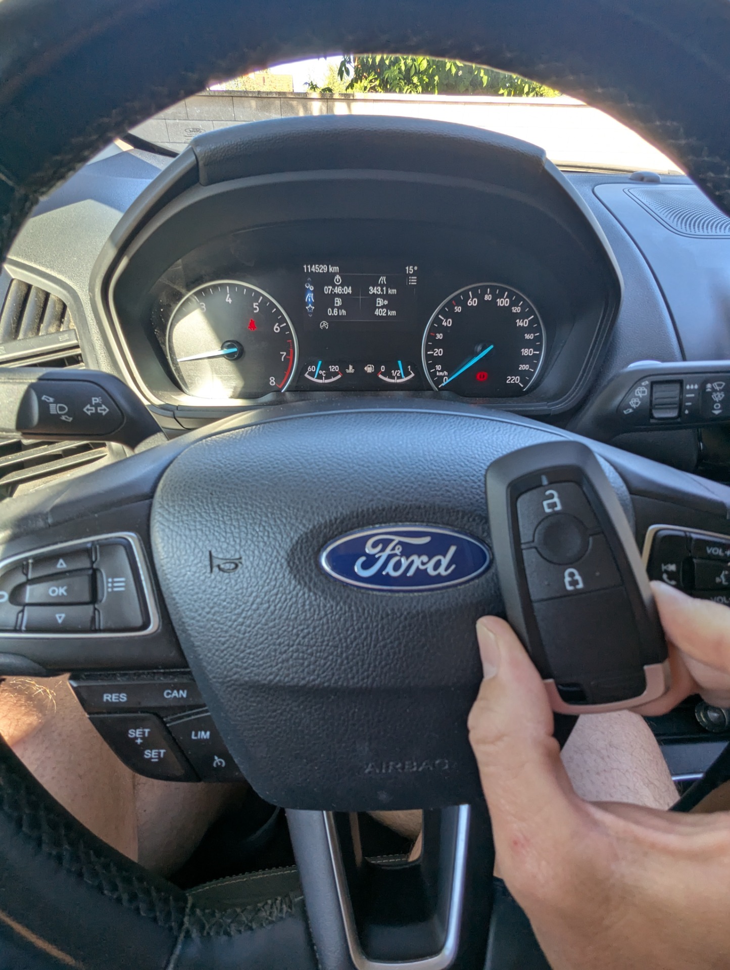 Nový keyless kľúč Ford EcoSport 2018