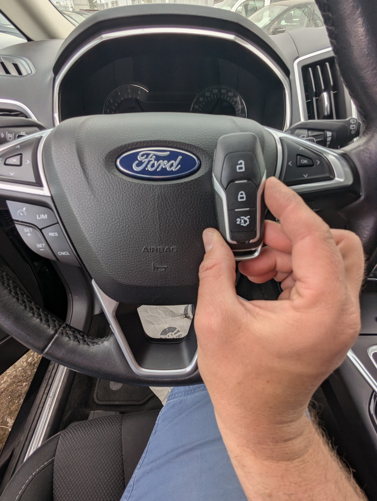 Nový keyless kľúč Ford S-Max