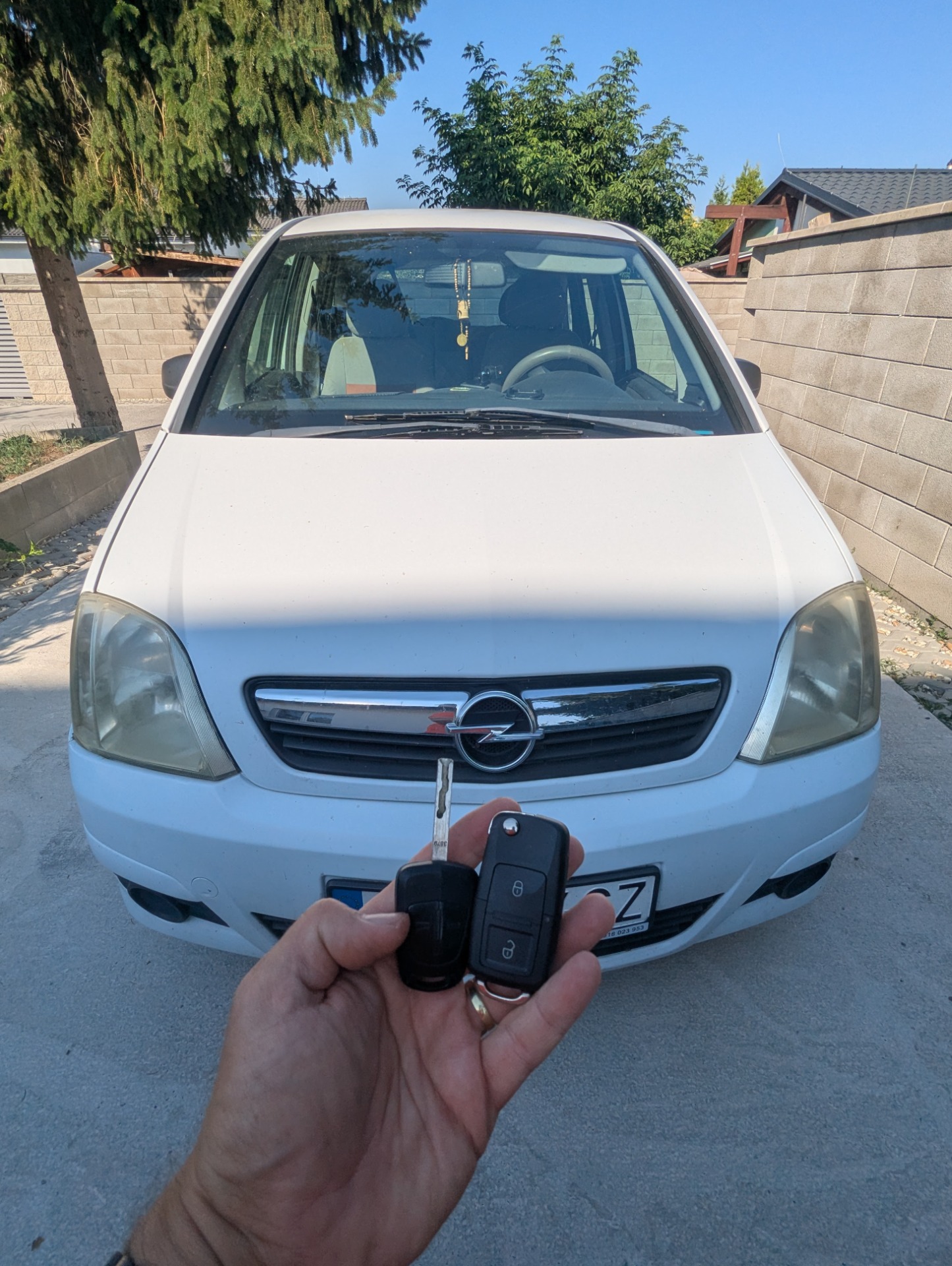 Nový vyskakovací kľúč pre Opel Meriva 2008