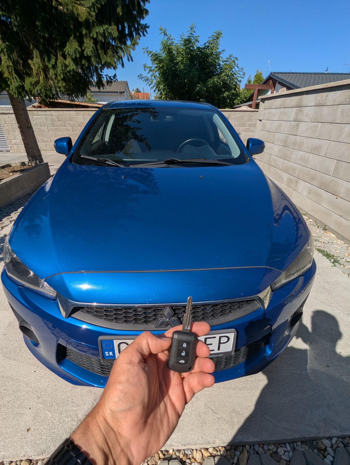 Nový kľúč Mitsubishi Lancer 2015