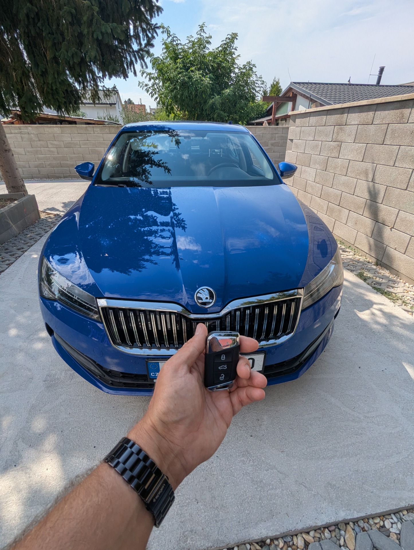 Nový keyless kľúč Škoda Superb III 2022