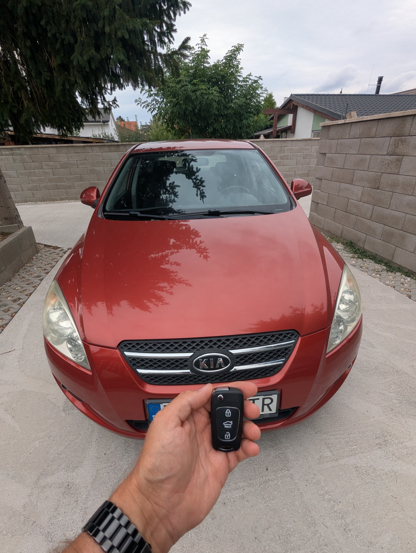 Nový kľúč Kia Ceed 2008