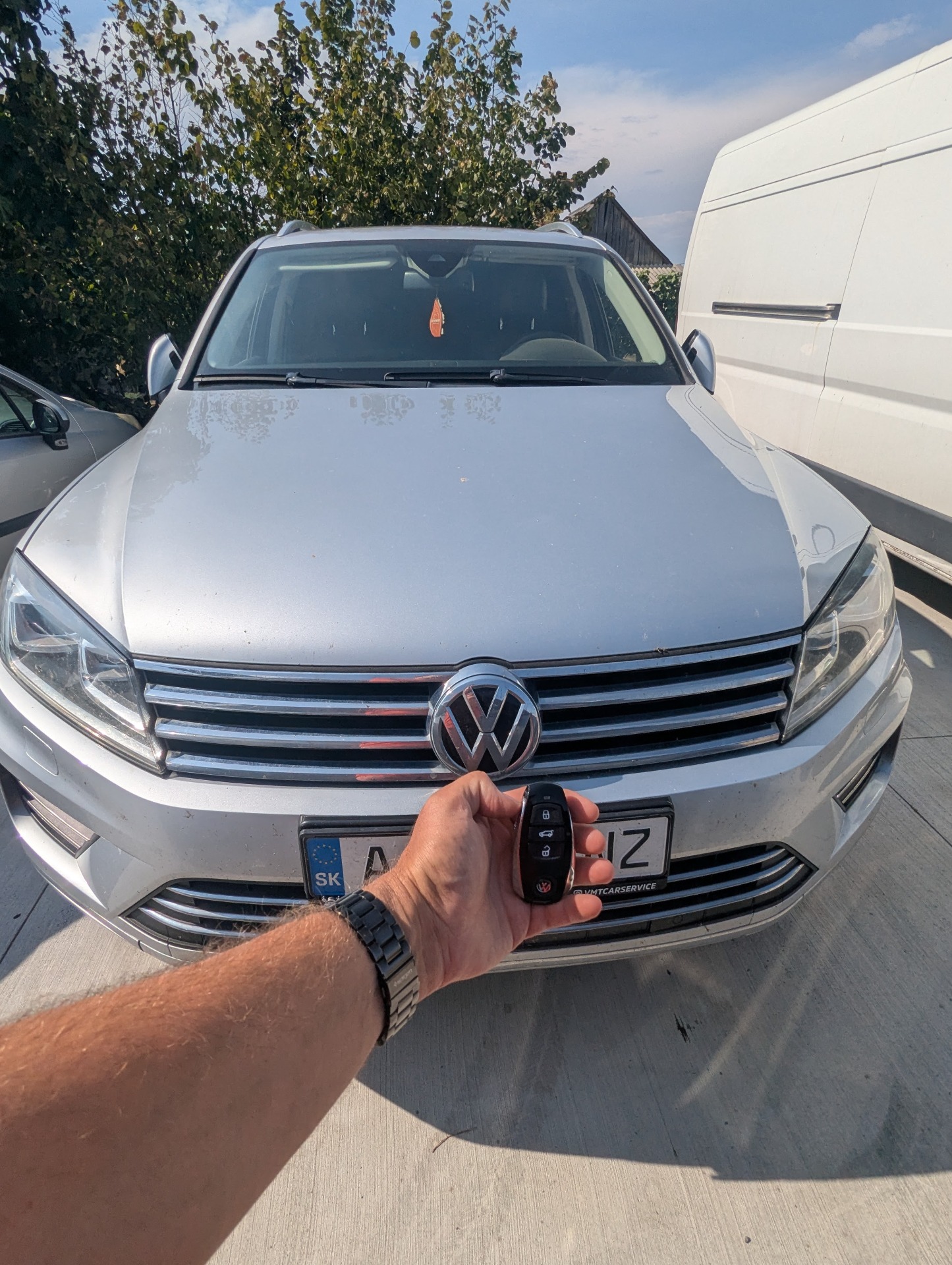 Nový keyless kľúč VW Touareg 2016
