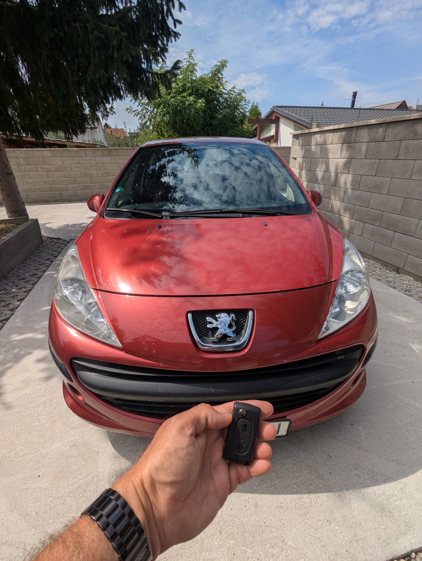 Nový kľúč Peugeot 207