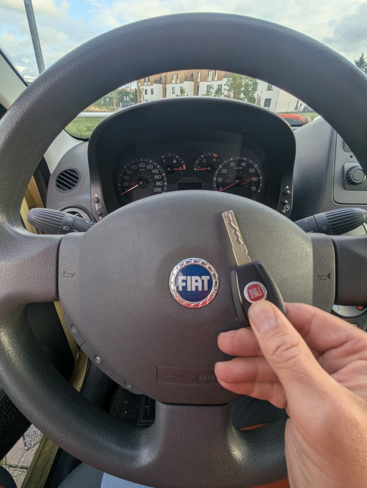 Nový kľúč Fiat Panda