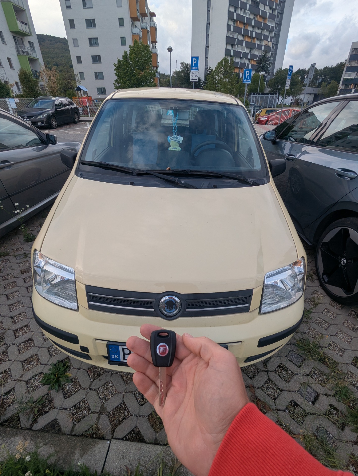 Nový kľúč Fiat Panda