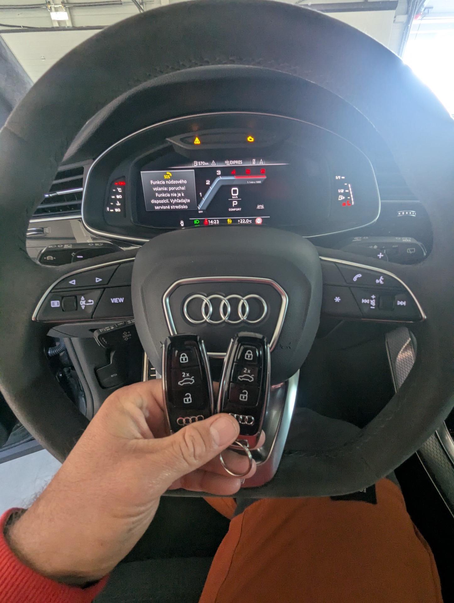 Nový keyless kľúč pre Audi Q8 2024