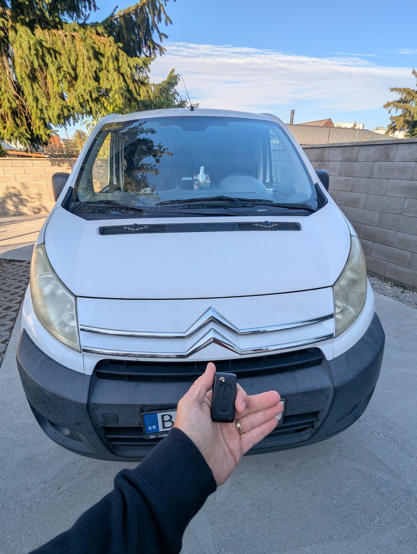 Nový kľúč Citroen Jumpy