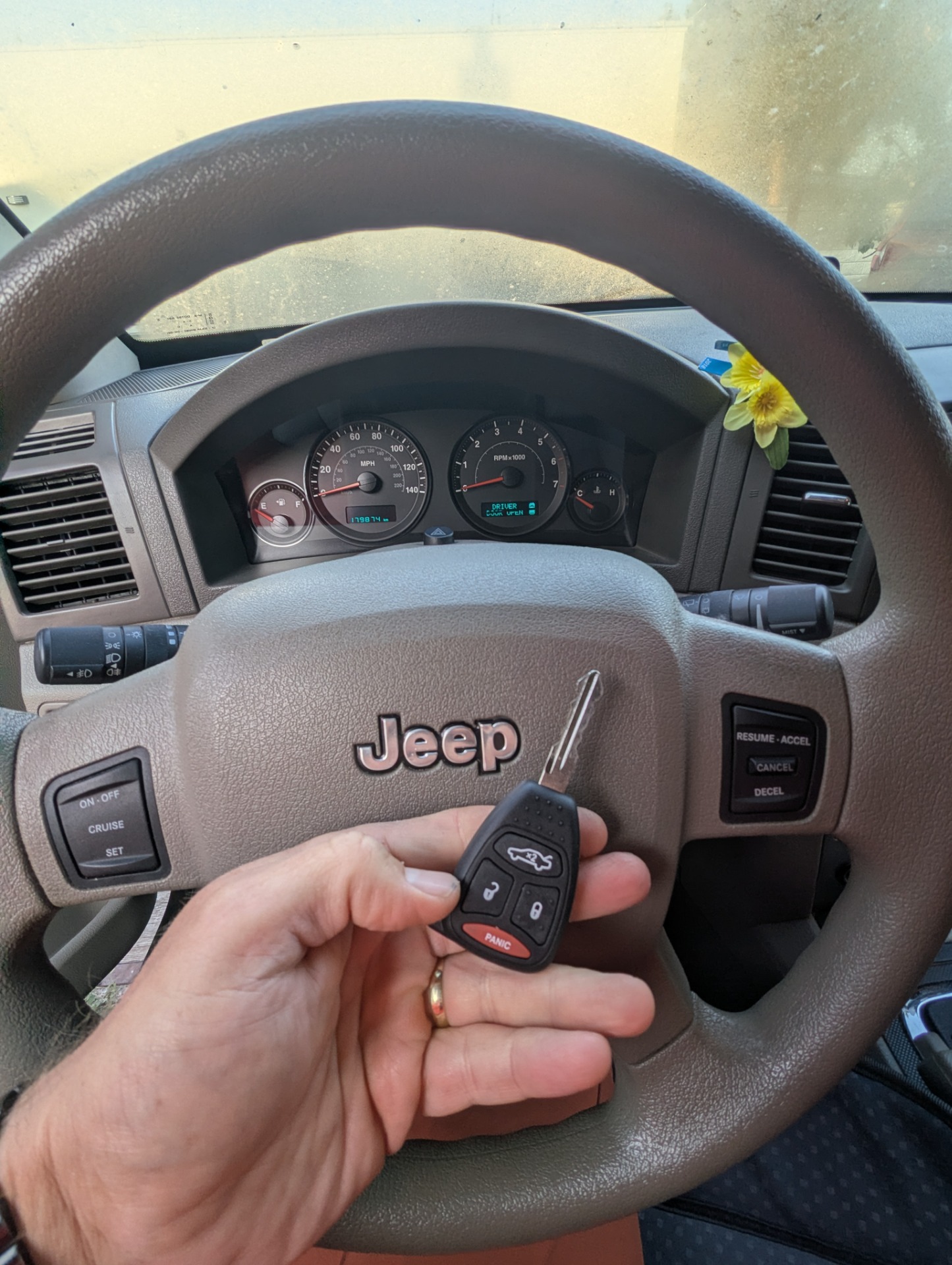 Nový kľúč pre Jeep Grand Cherokee